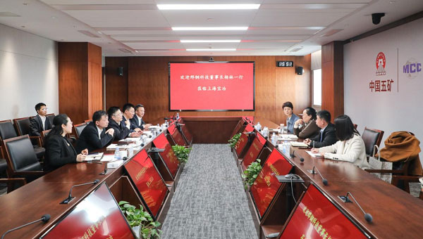 岳文彥會(huì)見(jiàn)河北邢鋼科技有限公司董事長(zhǎng)楊林一行